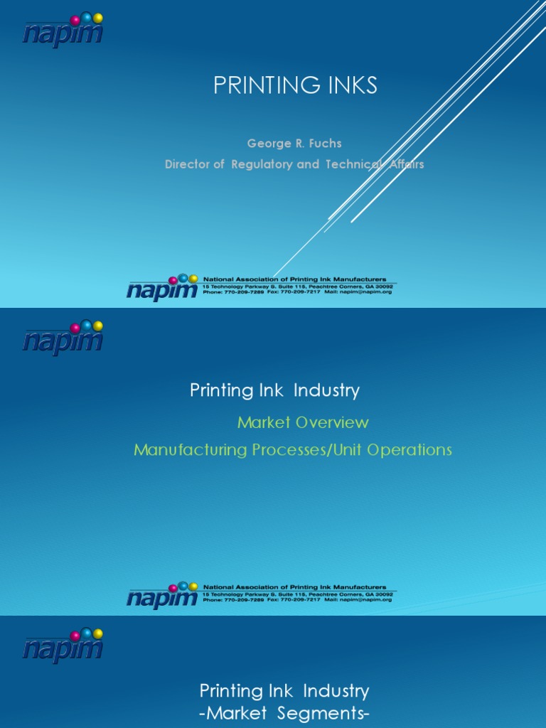 Overview of Printing Ink Industry | PDF | Ink | Lithography