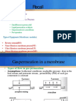 Membrane Processes Overview