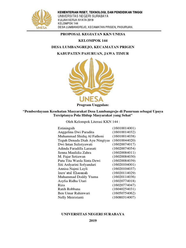 PROPOSAL KKN Untuk Sponsorship | PDF