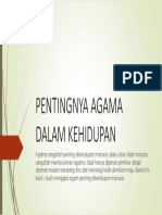 PENTINGNYA AGAMA DALAM KEHIDUPAN