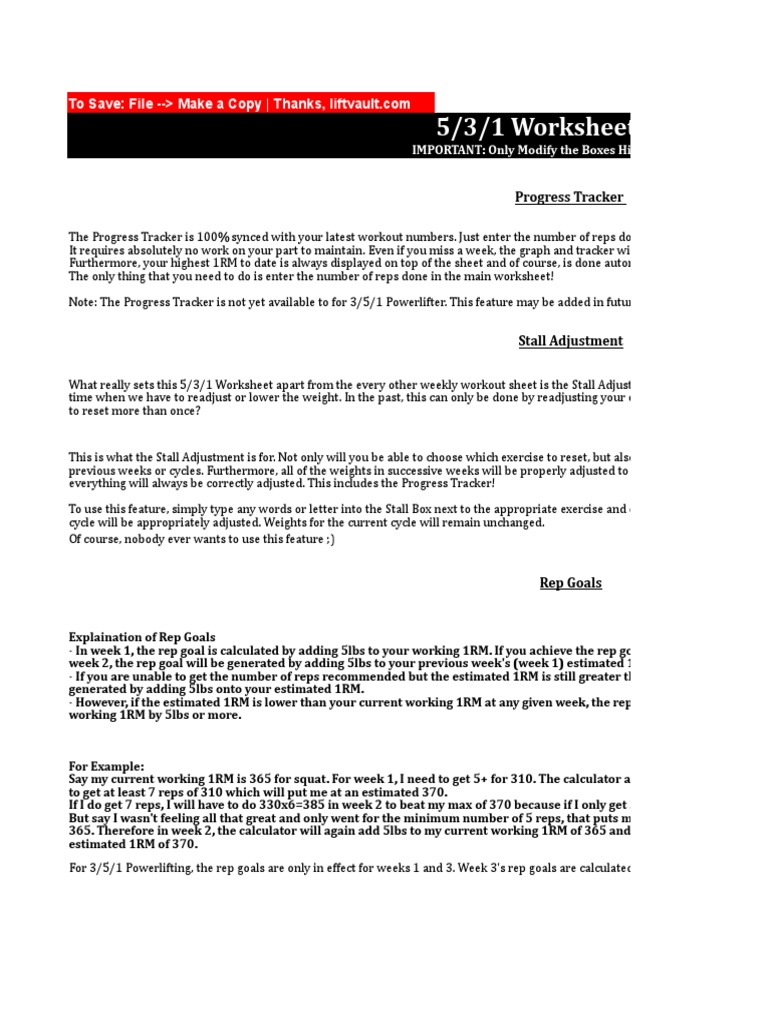 Wendler 531 Pdf : 5/3/1 2nd Edition – FVYIU