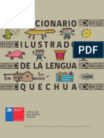 Precioso Diccionario ilustrado de la lengua quechua