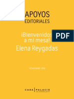 APOYOS EDITORIALES. Bienvenidos A Mi Mesa! Elena Reygadas