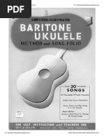 Baritone Ukulele Chord Book Chord Music String Instruments
