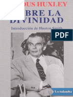 Aldous Huxley - Sobre La Divinidad