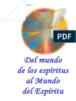 A Del Mundo de Los Espíritus Al Mundo Del Espíritu - Jean Prieur