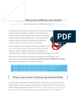3 Modi Di Rimuovere DRM Da Libri Kindle