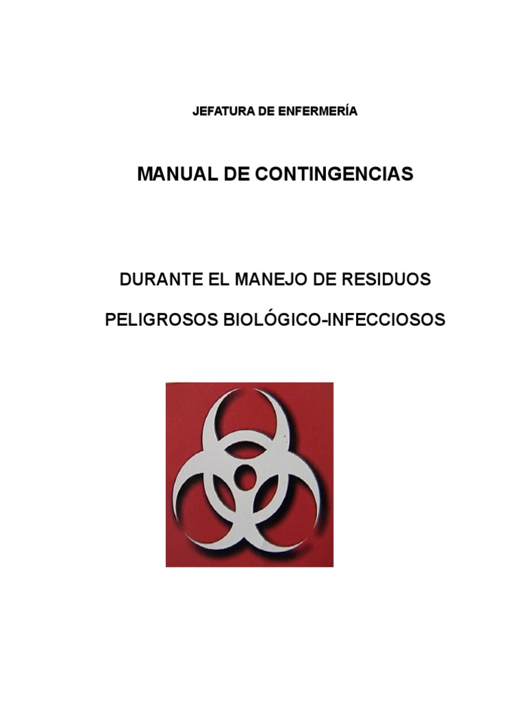 Manual de Contingencias Rpbi | PDF | Condón | VIH / SIDA