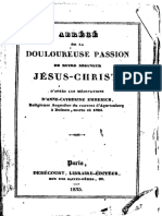 EMMERICH - Anna Katharina-Abrégé de La Douloureuse Passion de Notre Seigneur Jésus-Christ (Paris-1835)