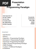 Programming Paradigm 