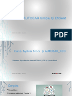 Prezentare Curs 2 SystemStack AUTOSAR CDD