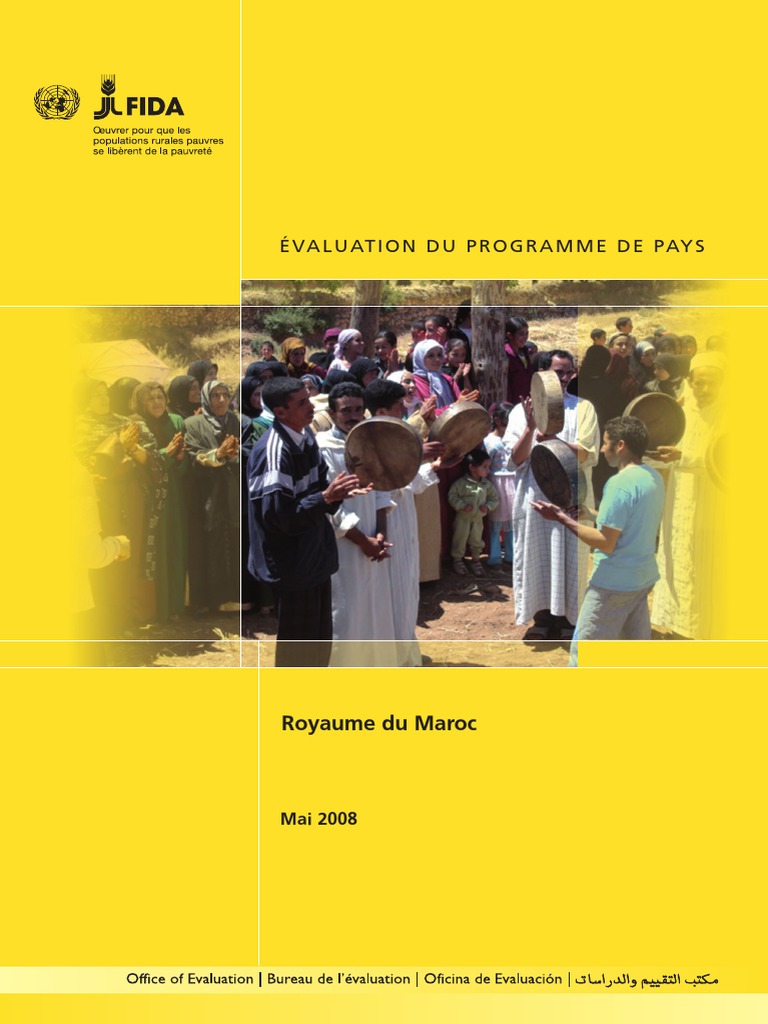 Évaluation du Programme FIDA au Maroc | PDF | Développement économique ...