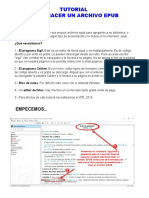 TUTORIAL-CÓMO HACER UN ARCHIVO EPUB-Español PDF
