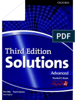 Solutions 3rd Advanced Student Book and Work Book PDF