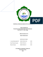 Proposal Program Kreativitas Mahasiswa