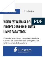 Informe FUNSEAM - Vision Estrategica de La Union Europea 2050