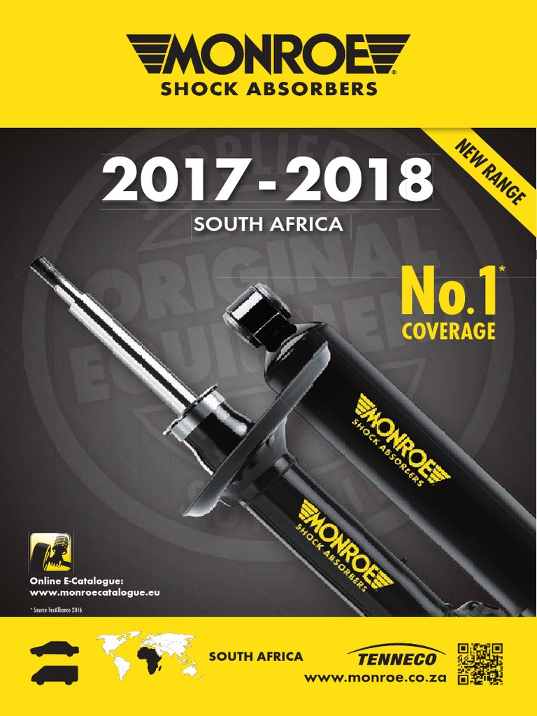 Monroe Rsa Catalogue 2017 18 Final Full Lr Pdf Pdf Automotive Industry Car Manufacturers