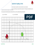 Quadratic Graphing Worksheet PBL