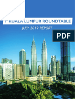 Kuala Lumpur Roundtable Report July 2019