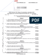 5th Semester_July_CBCS 15 Scheme_15CS51 Management and Entrepreneurship for IT IndustryFirstRanker.com