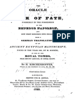 1835 Kirckenhoffer The Oracle or Book of Fate PDF