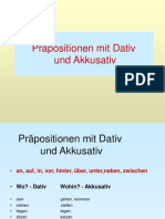 Prapositionen Mit D. Und A