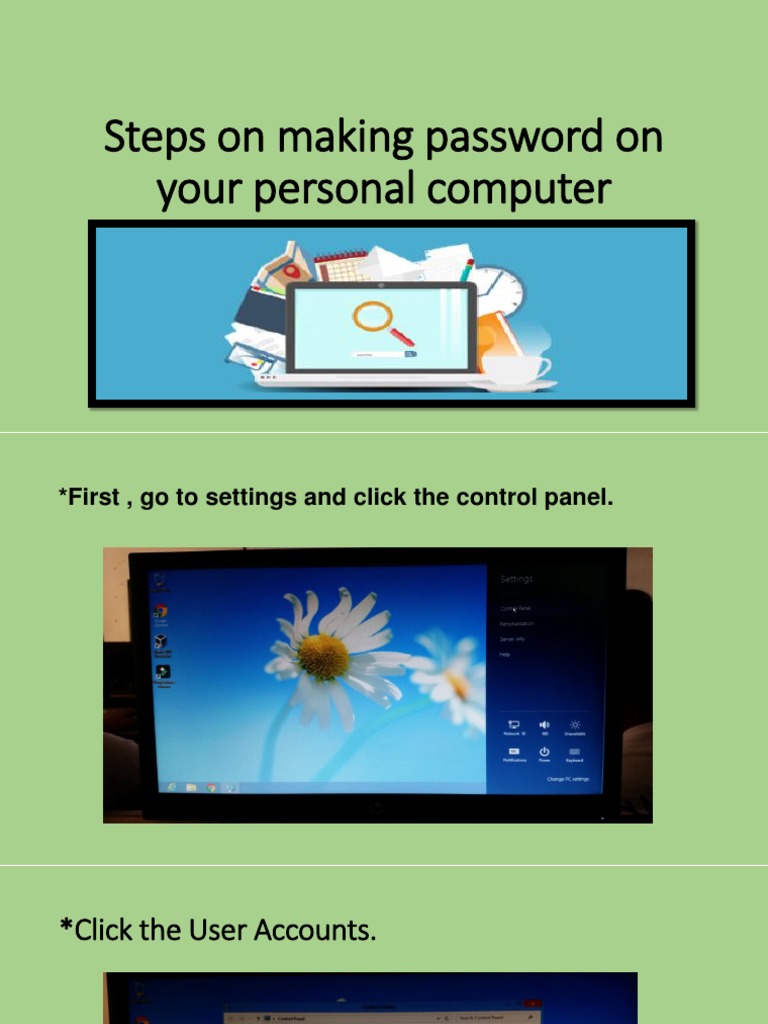 How to Change Your PC Password | PDF