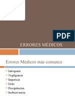 Errores Médicos