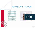 Solidificación y Defectos Cristalinos (Presentación Unificada) PDF