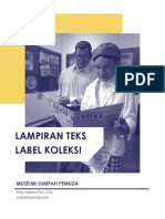 Lampirann Teks Label