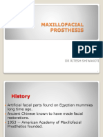 Introduction of Maxiloprosthodontics