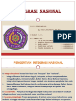 INTEGRASI  NASIONAL