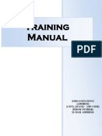 Training Manual - Template