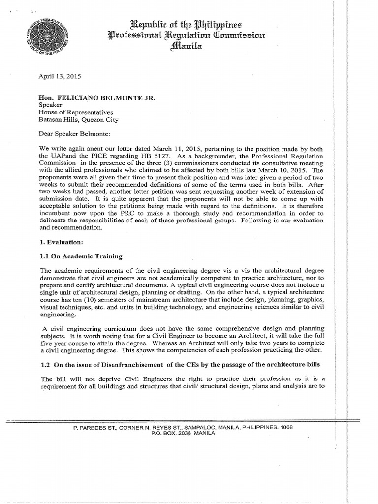 Annex B Position of PRC PDF