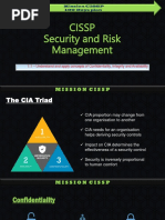 1.1 Understand and Apply Concepts of Confidentiality, Integrity and Availability