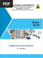 3 - B - COM - 102 23 - Marketing Management PDF