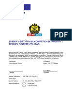 Skema Sertifikasi Listrik Migas Teknisi Sistem Utilitas PDF