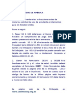 Visas a Estados Unidos de Am Rica