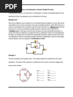 Introduction To Combination of Series and Parallel Circuits