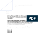 Instrucciones Aritméticas Son Aquellas Que Se Usan para Realizar Operaciones Aritméticas Sobre Los Operandos