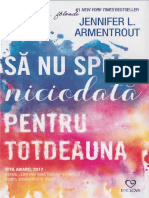 J.L. Armentrout Sa Nu Spui Niciodata Pentru Totdeauna PDF
