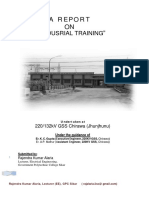 Training Report On 220 To 132KV Substation