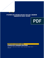 Pedoman Penulisan Tugas Akhir Jurusan Teknik Sipil PDF