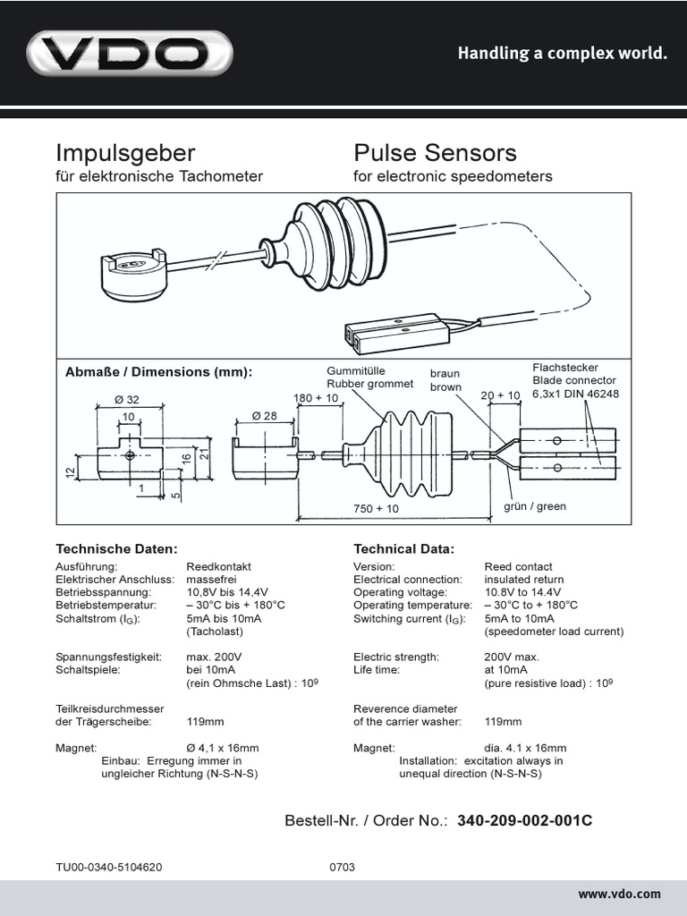 Speed Sensors and Accessories. | PDF