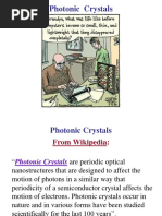 Photonic Crystals