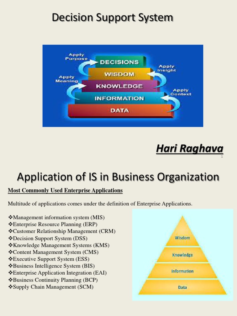 Understanding Decision Support Systems | PDF | Business Intelligence ...