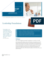 Leadership Foundations Ss - Foundations Course Overview