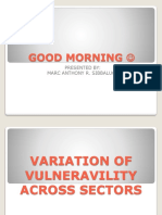 Variation of Vulnerability Across Sectors