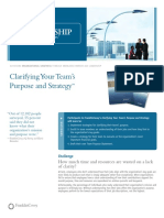 MODULE CLARIFYING YOUR TEAMS PURPOSE AND STRATEGY Clarifying - Purpose PDF