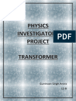 Physics Investigatory Project 12